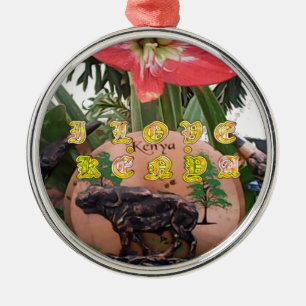 I Love kenya Hakuna Matata gifts Metal Ornament