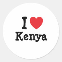 I love Kenya heart T-Shirt