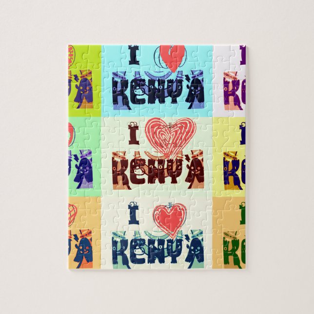 I love Kenya Jigsaw Puzzle (Vertical)