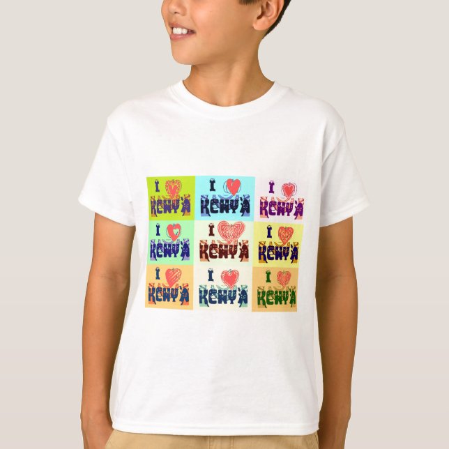 I love Kenya.png T-Shirt (Front)