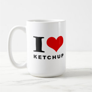 I love ketchup coffee mug