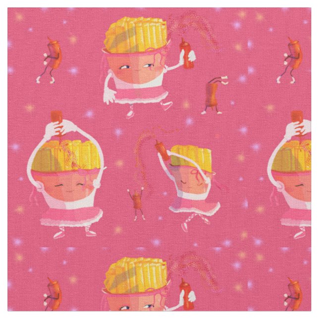 I love ketchup fabric (Close Up)