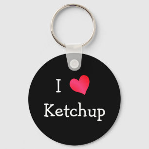 I Love Ketchup Key Ring