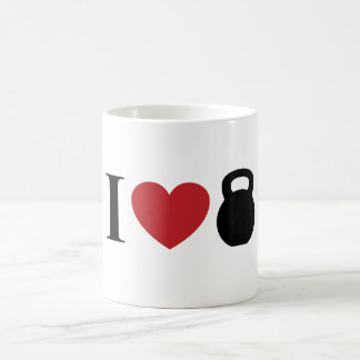 I LOVE KETTLEBELL COFFEE MUG