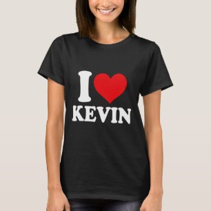 I Love Kevin Heart Name  T-Shirt