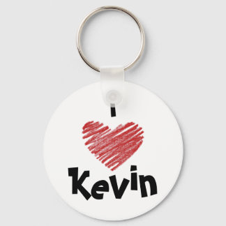 I Love Kevin Keychain