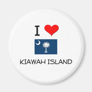 I Love Kiawah Island South Carolina Magnet