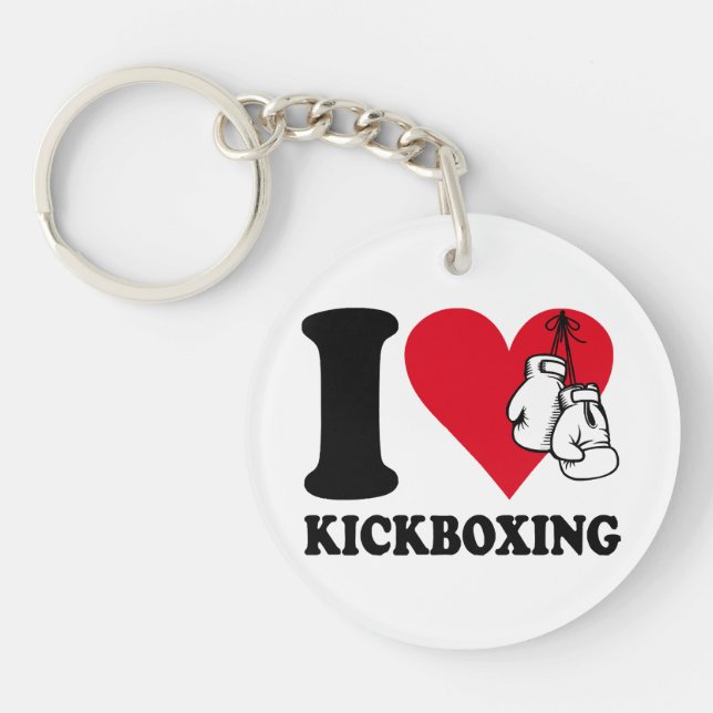 I love kickboxing key ring (Front)