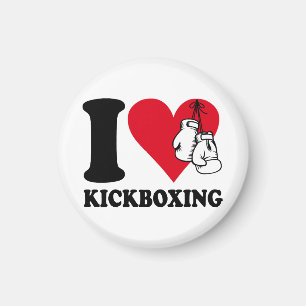 I love kickboxing magnet