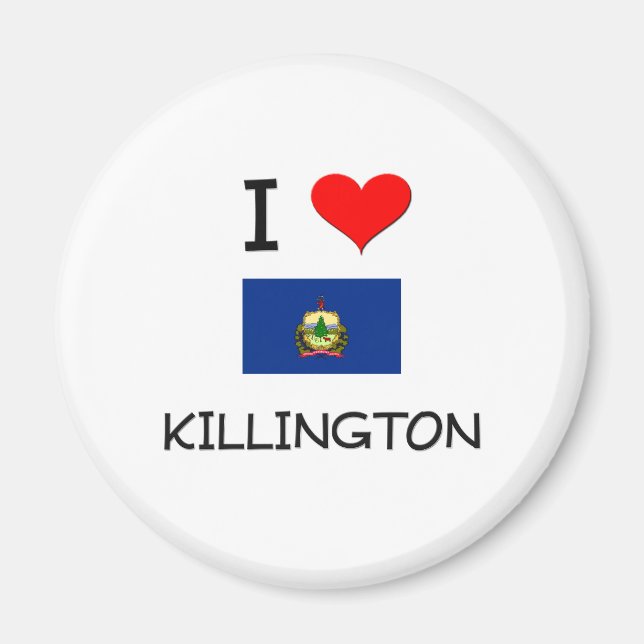 I Love Killington Vermont Magnet (Front)