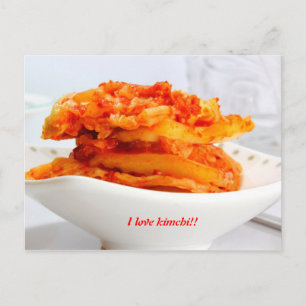 i love kimchi postcard