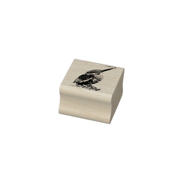 I love kingfisher rubber stamp (Stamp)
