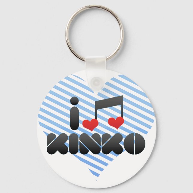 I Love Kinko Key Ring (Front)