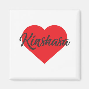 I Love Kinshasa - Democratic Republic of the Congo Magnet