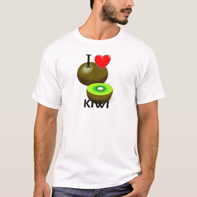I Love Kiwi T-Shirt (Front)