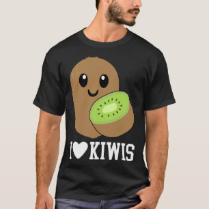 I Love Kiwis Cute Kiwis Costume Kiwi Outfit Kiwi F T-Shirt