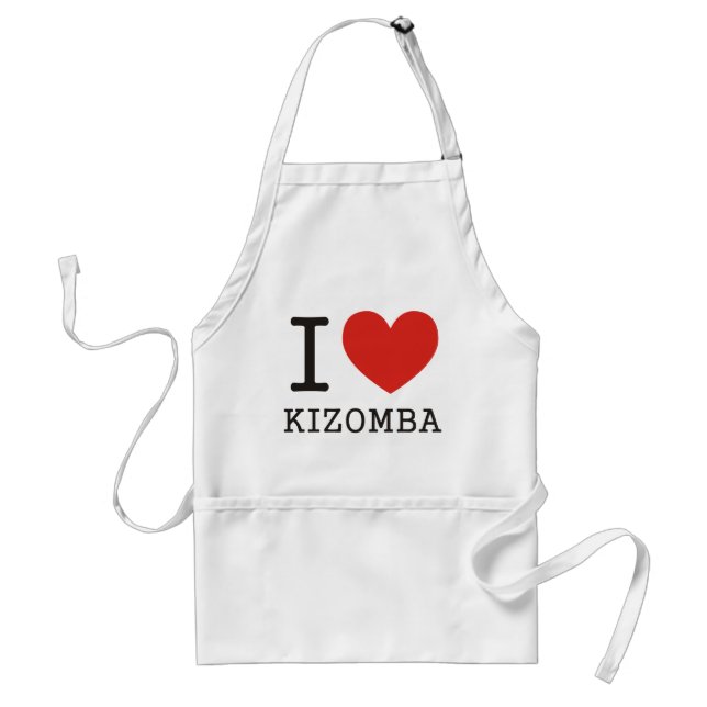 I love Kizomba Standard Apron (Front)