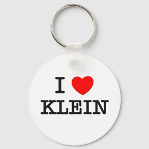 I Love Klein Key Ring