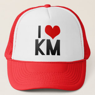 I Love KM Trucker Hat