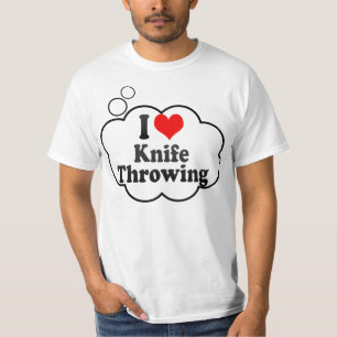 I love Knife Throwing T-Shirt
