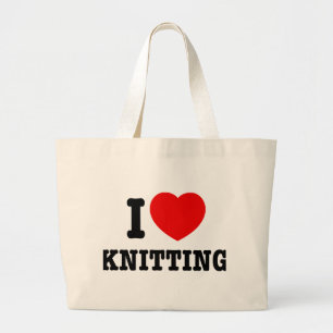 I Love Knitting Bag