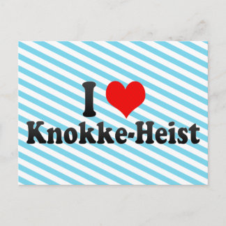 I Love Knokke-Heist, Belgium Postcard