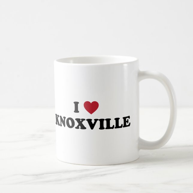I Love Knoxville Tennessee Coffee Mug (Right)