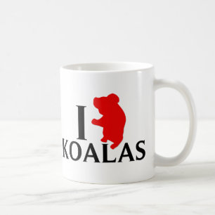 I Love Koalas Coffee Mug