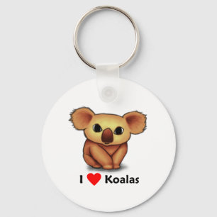 I love Koalas Key Ring