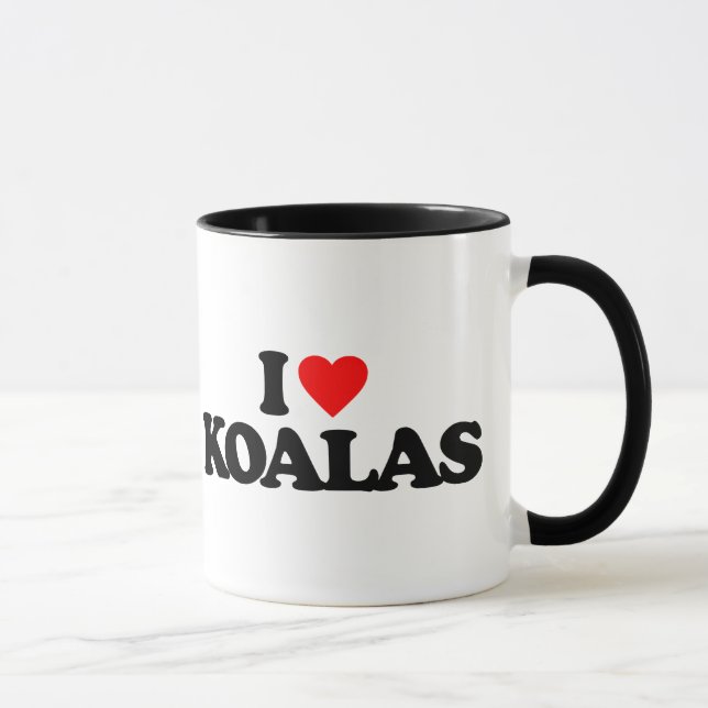 I LOVE KOALAS MUG (Right)