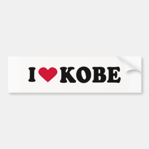 I LOVE KOBE BUMPER STICKER
