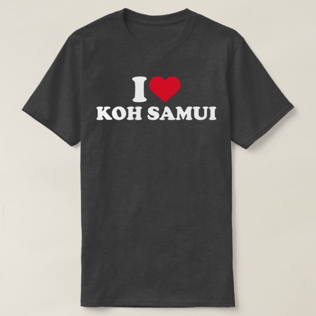 I love Koh Samui T-Shirt (Design Front)