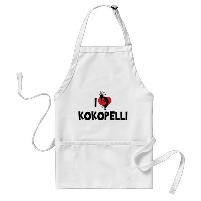 I Love Kokopelli Standard Apron (Front)