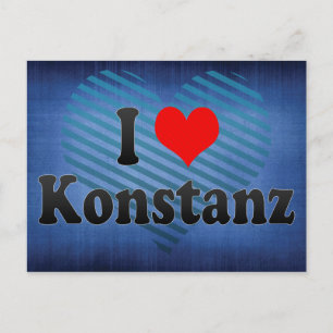 I Love Konstanz, Germany Postcard