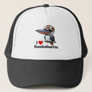 I Love Kookaburras Trucker Hat