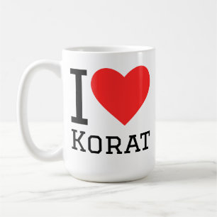 I love korat coffee mug