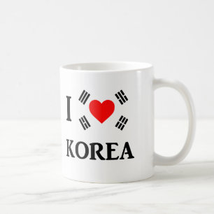 I love korea coffee mug