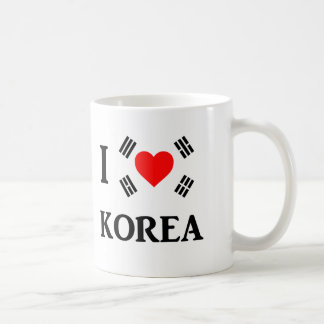 I love korea coffee mug