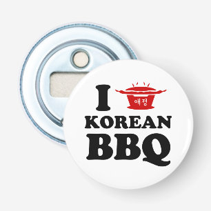 I Love Korean BBQ (고기구이) Bottle Opener
