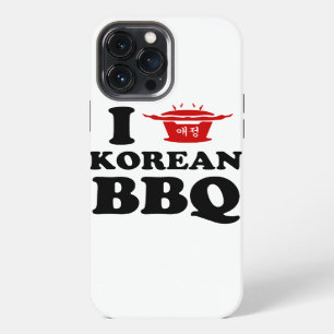 I Love Korean BBQ (고기구이) iPhone 13 Pro Max Case