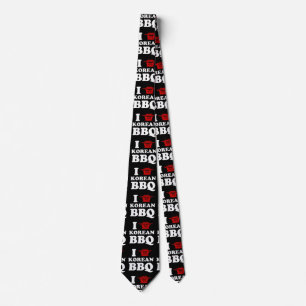 I Love Korean BBQ (고기구이) Tie
