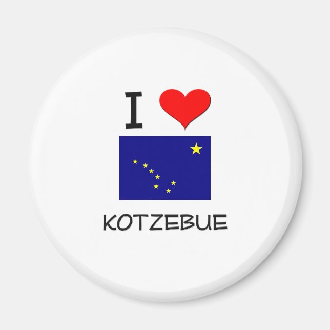 I Love KOTZEBUE Alaska Magnet (Front)