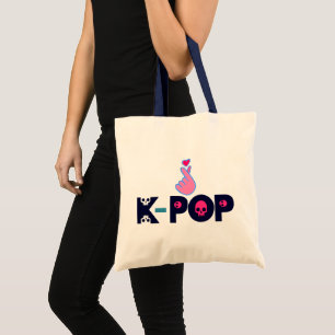 ♪♥I Love KPop Fabulous Chic Budget Tote Bag