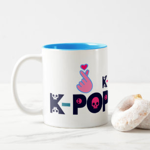 ♥I Love KPop Fabulous Classic Two-Tone Coffee Mug