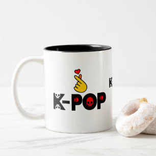 ♥I Love KPop Fabulous Classic Two-Tone Coffee Mug