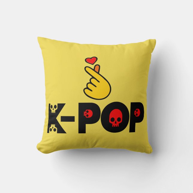♥I Love KPop Fabulous Soft and Wrinkle-free Cushion (Front)