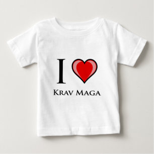 I Love Krav Maga Baby T-Shirt