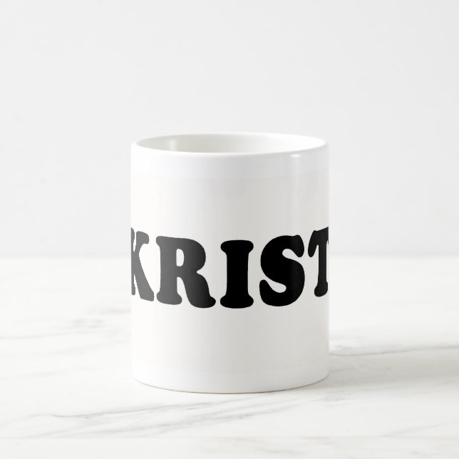I LOVE KRISTIN COFFEE MUG (Center)