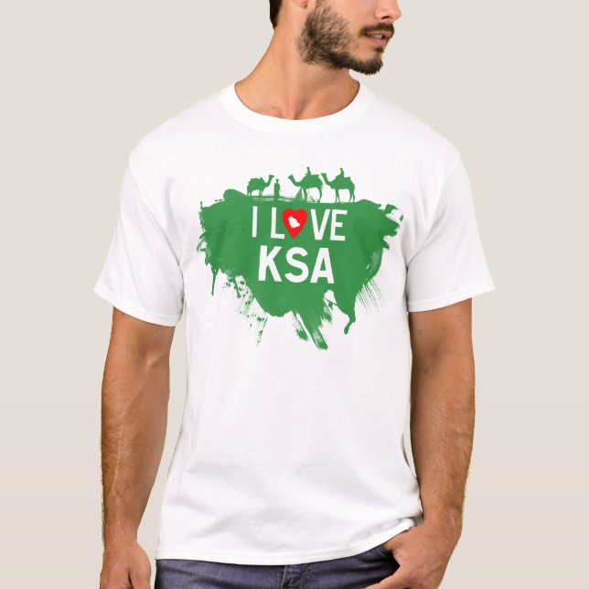 I LOVE KSA TEEZ T-Shirt (Front)