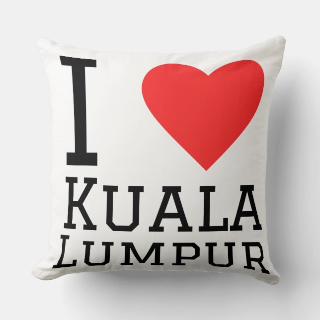 I love Kuala Lumpur  Cushion (Front)